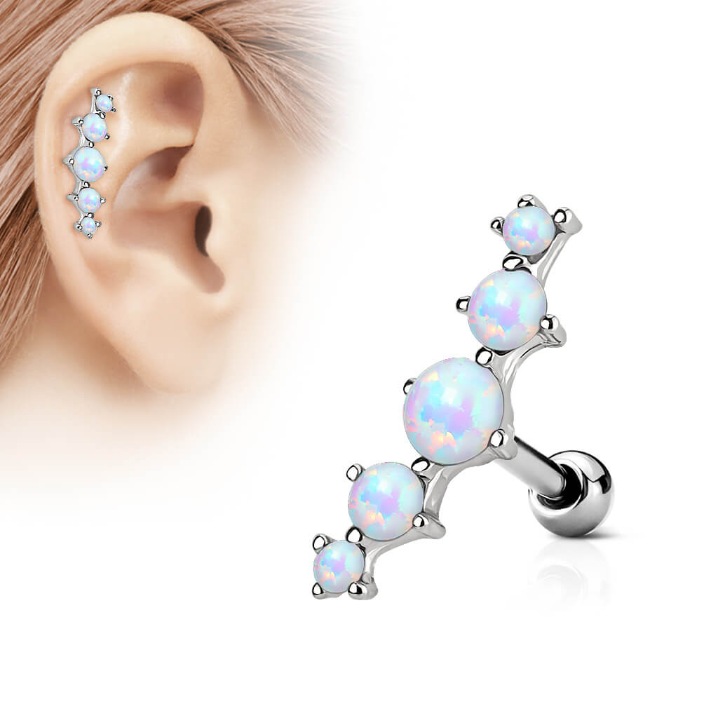 Barbell 5 Opal Silver