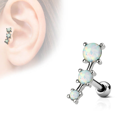 Barbell 3 Opal Silber