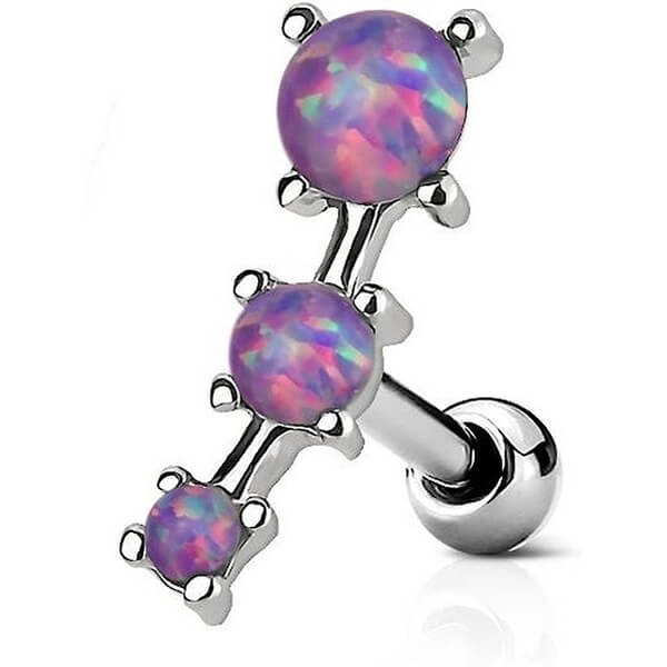 Barbell 3 Opal Silver