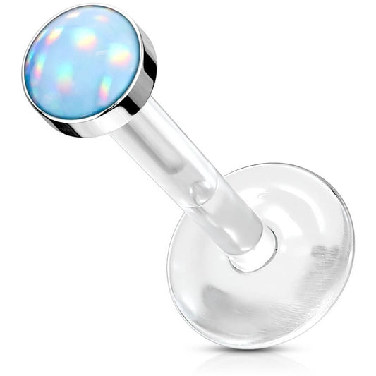 Labret Pierre Synthétique Plate Lumineuse