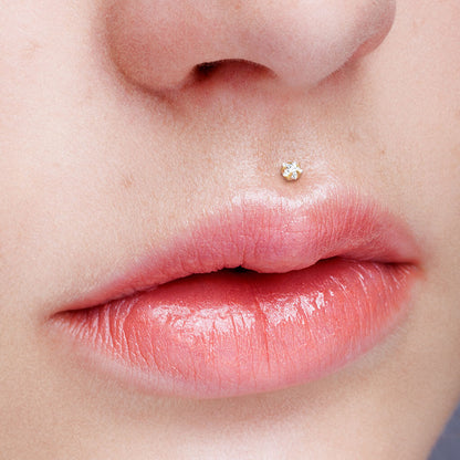 Labret Étoile Zircone