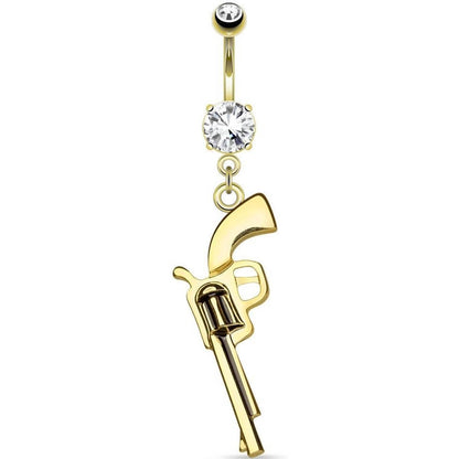 Belly Button Piercing Gun dangle Zirconia