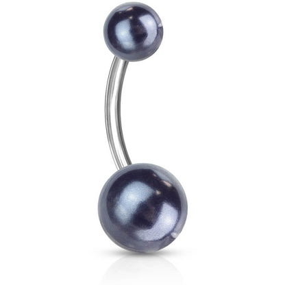 Belly Button Piercing Acrylic Pearlish Look Ball