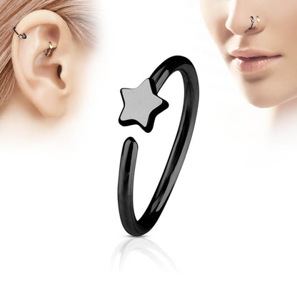 Anello Piercing Stella Pieghevole