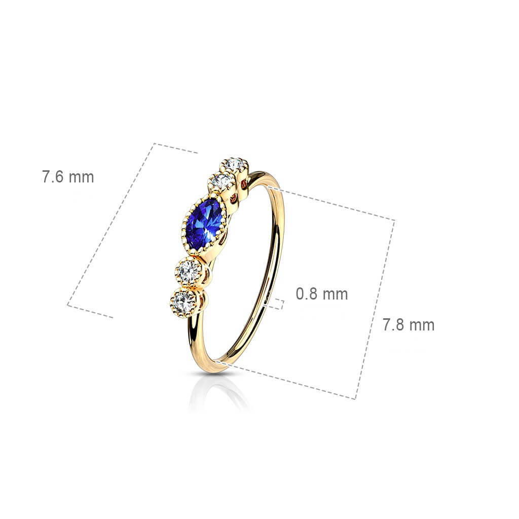 Anillo Circonita Flexible