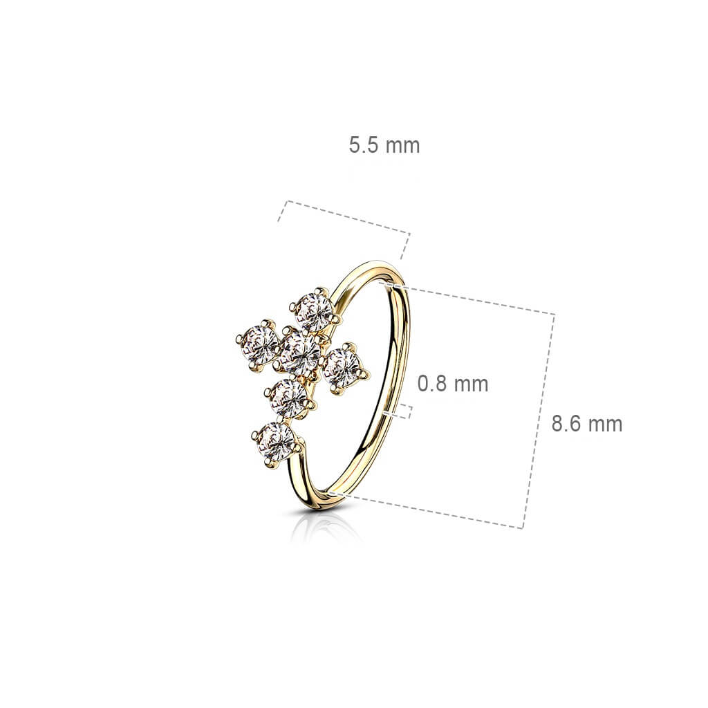 Ring Cross Zirconia Bendable