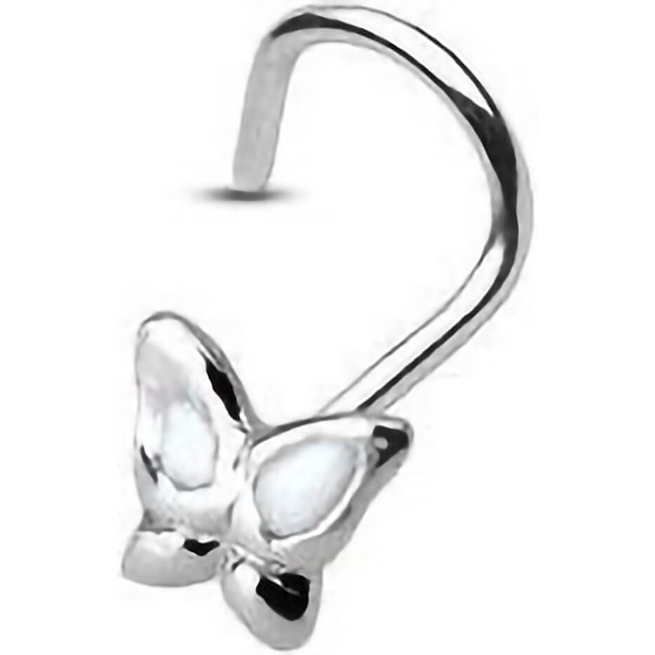 Argent 925 Nez  Vis Papillon Argent