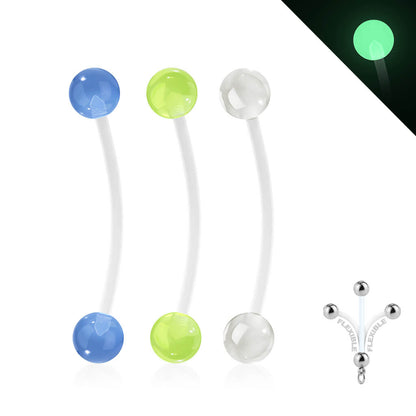 Bauchnabelpiercing Glow in the Dark