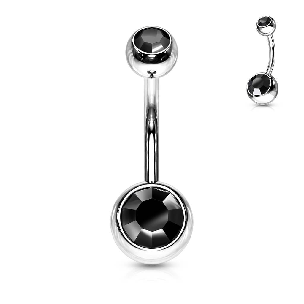 Piercing ombligo Circonita bola