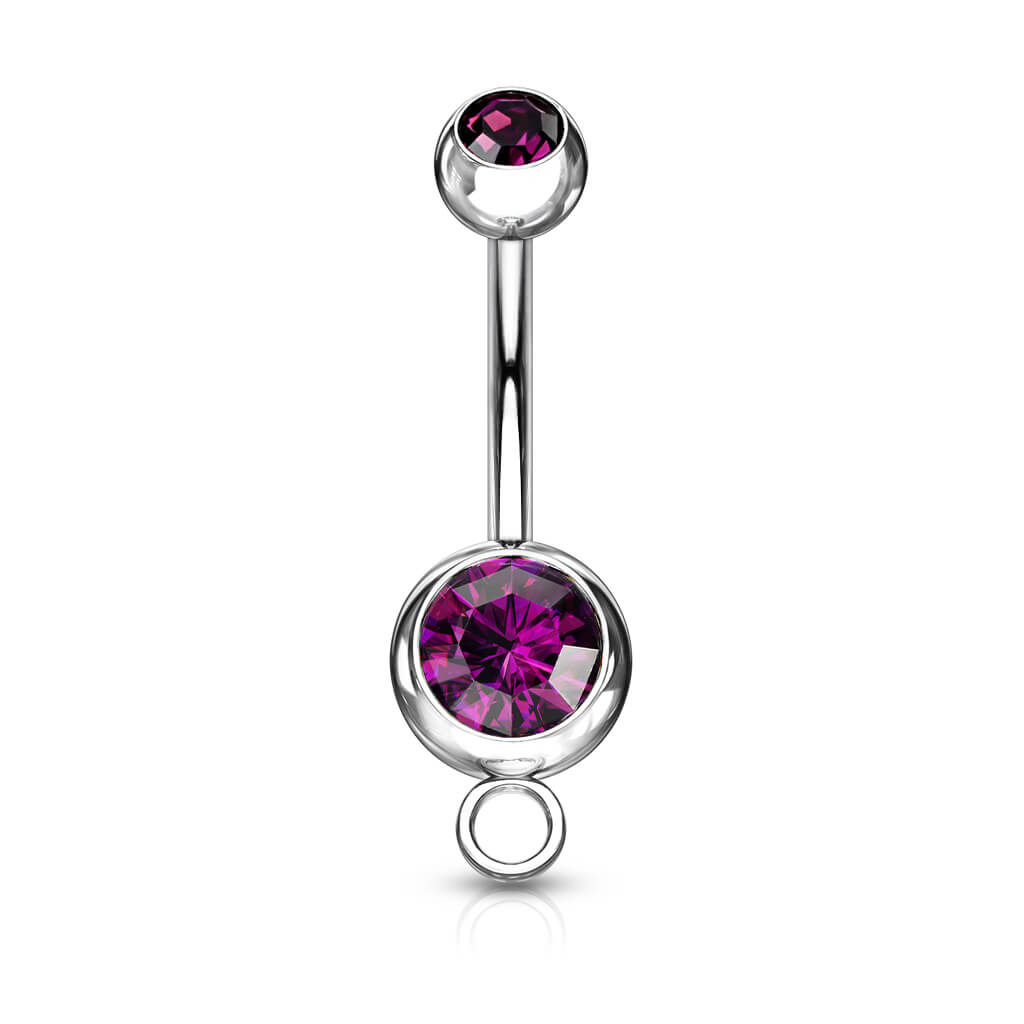 Bauchnabelpiercing Kugel Zirkonia