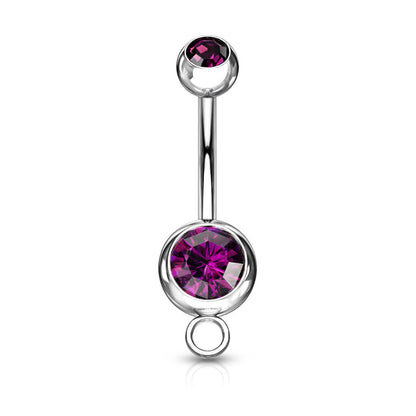 Bauchnabelpiercing Kugel Zirkonia