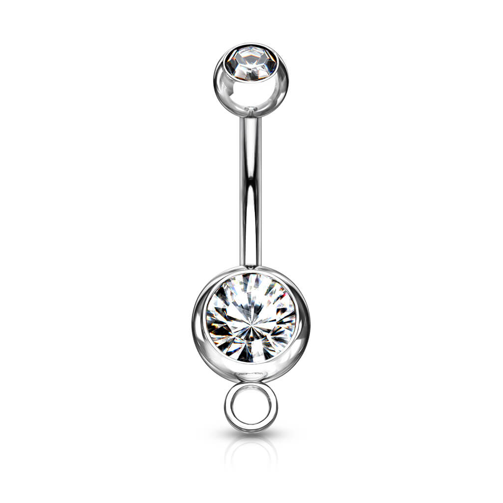 Bauchnabelpiercing Kugel Zirkonia