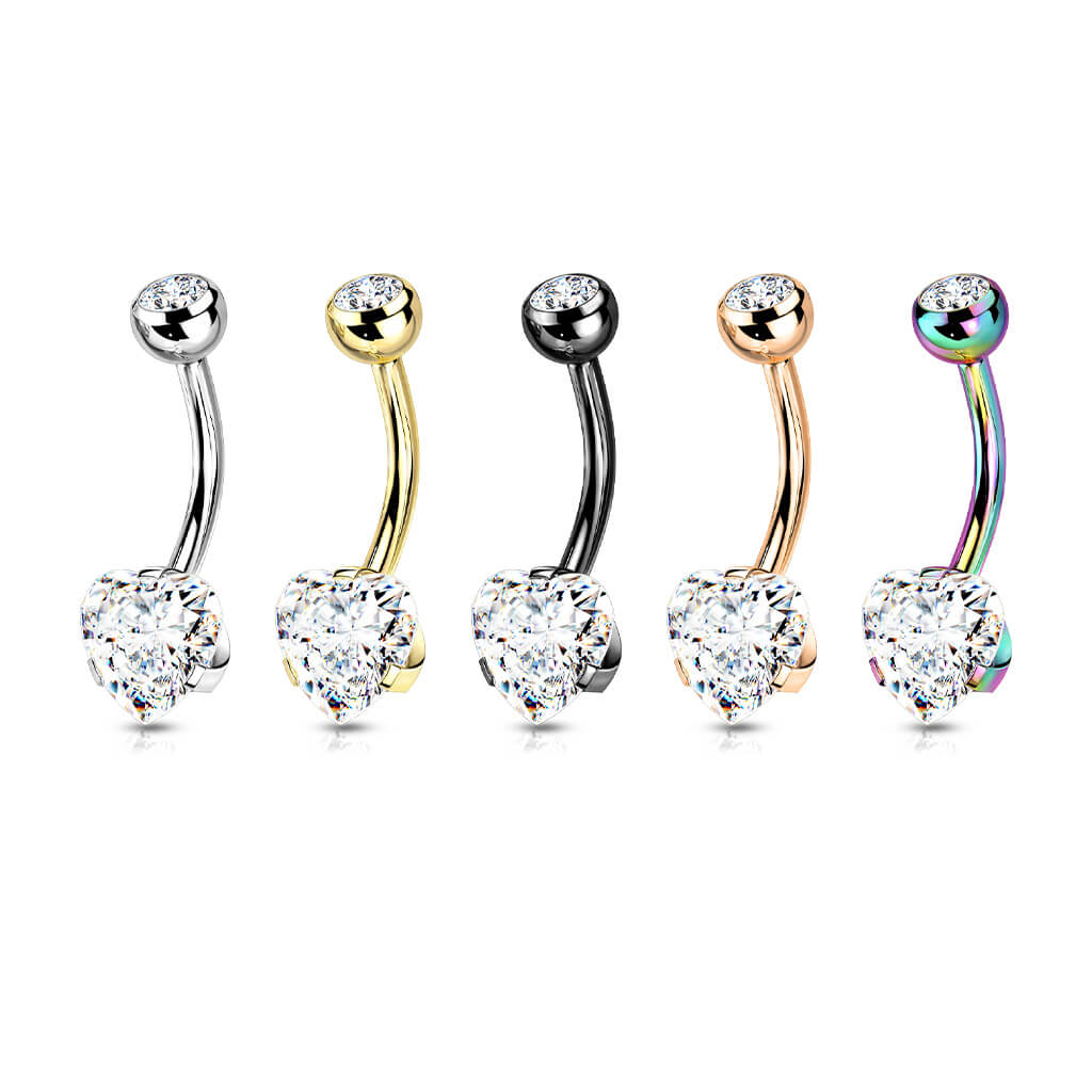 Bauchnabelpiercing Zirkonia