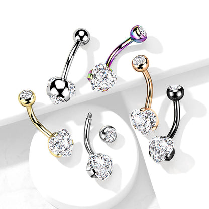 Bauchnabelpiercing Zirkonia