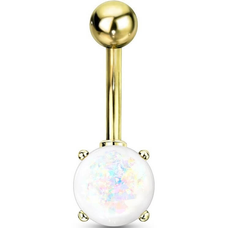 Belly Button Piercing Opal