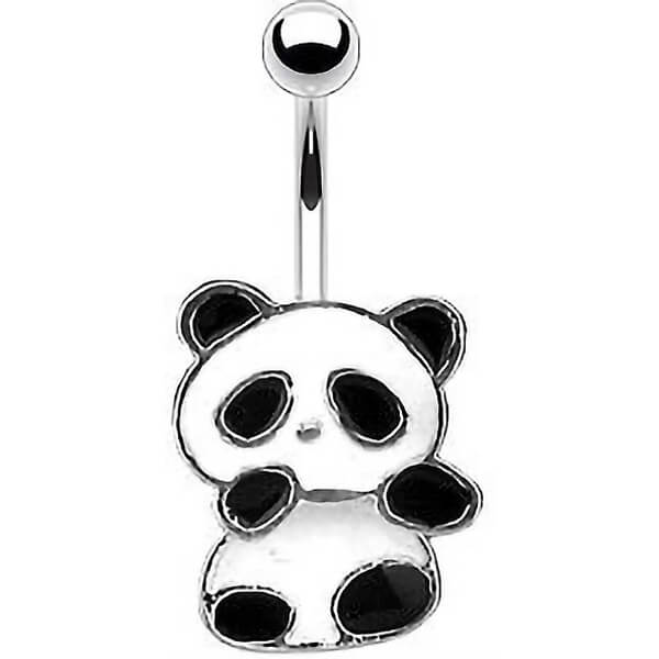 Belly Button Piercing Panda