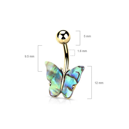 Belly Button Piercing Butterfly