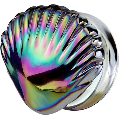 Verre Plug Coquille Arc-en-ciel