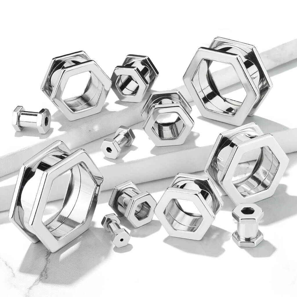 Écarteur Hexagone Argent