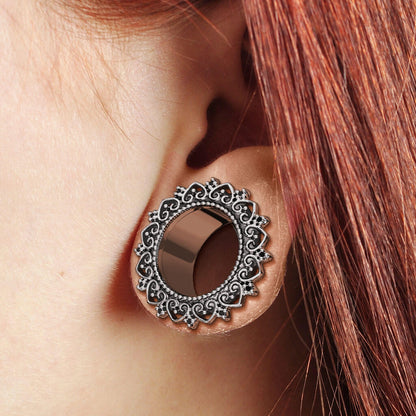 Tunnel Tribal Heart Silver