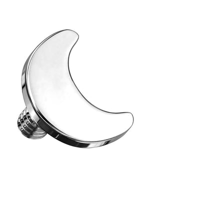 Titanium top moon flat Internally Threaded