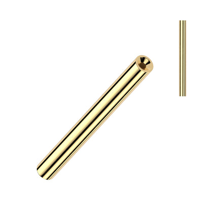 Titanium barbell pin Push-In