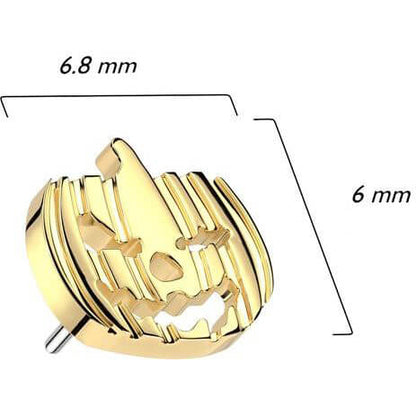 Titane Embout Citrouille Maléfique Enfoncer