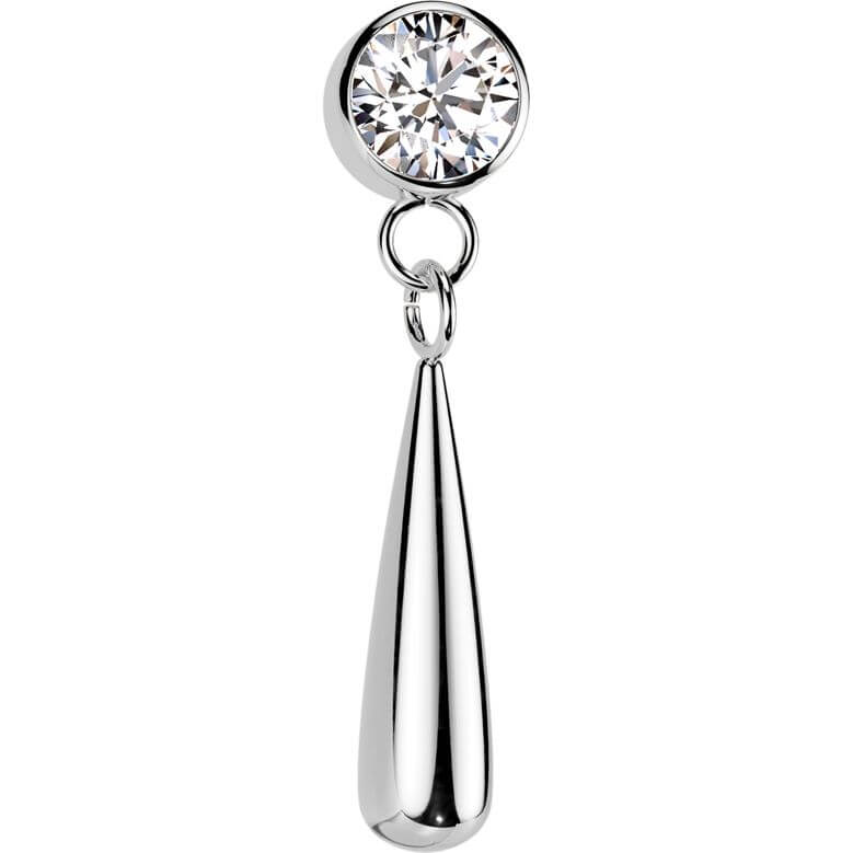 Titanium zirconia tear dangle Push-In