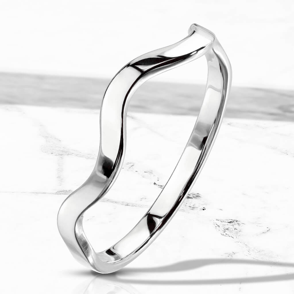 Wavy Line Silver