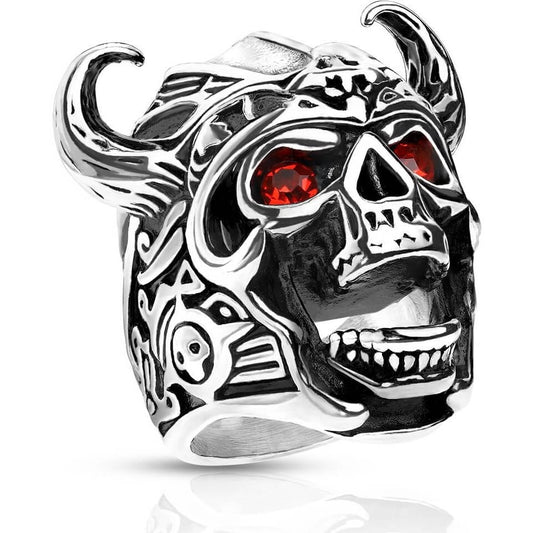 Skull Zirconia Silver