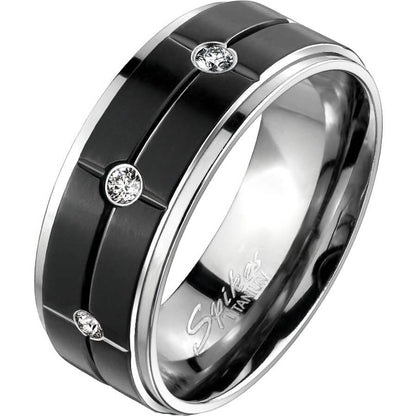 Titanium Zirconia Black Silver