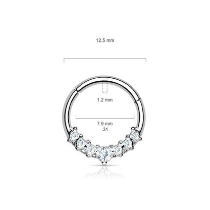 Anillo 7 Circonita Clicker