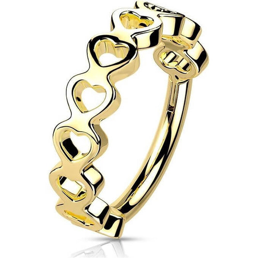 Anillo Corazones Clicker