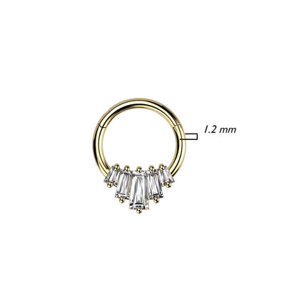 Anillo 5 Circonitas Clicker