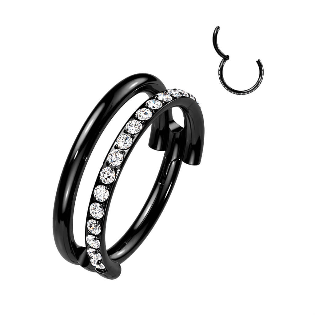 Titanium Ring Zirconia Clicker