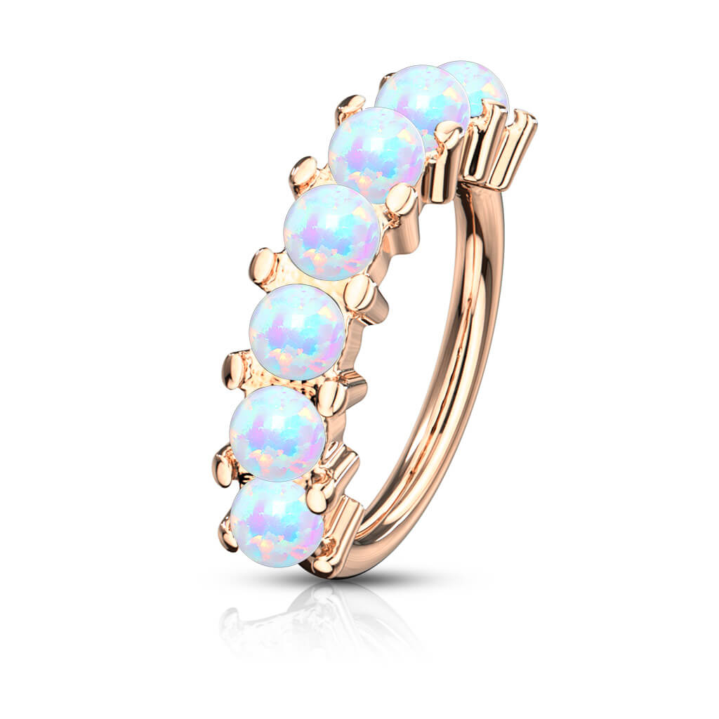 Ring 7 Opal Biegbar