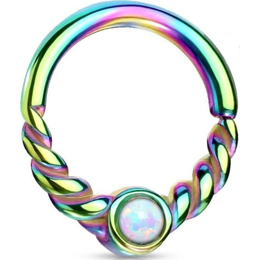 Ring Opal Round Bendable