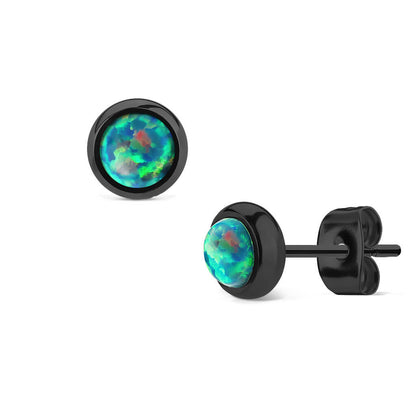 Opal Round Black