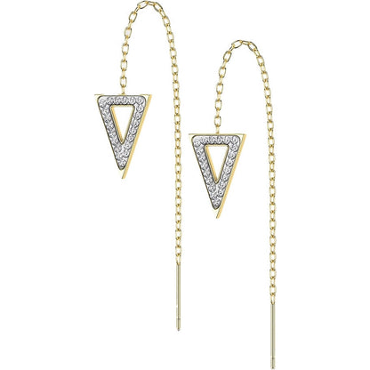 Bouton d'Oreille Pendentif Triangle Zircone