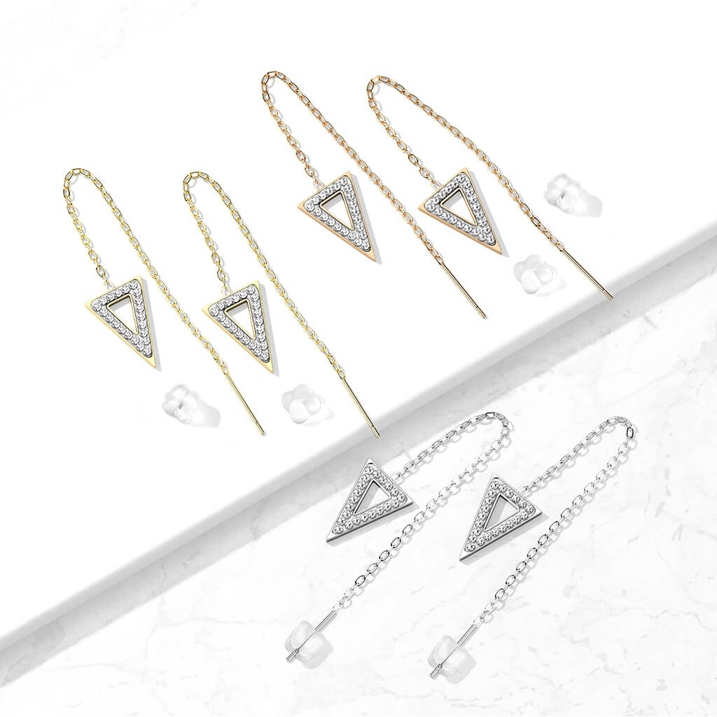 Triangle Chain dangle Zirconia