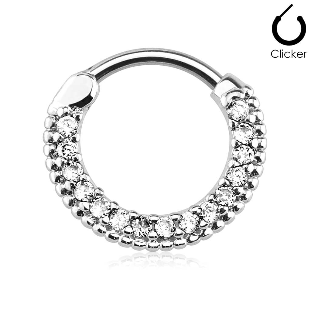 Septum Piercing Clicker Circonita Clicker