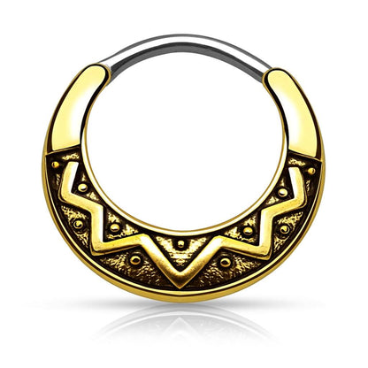 Septum clicker tribal clicker