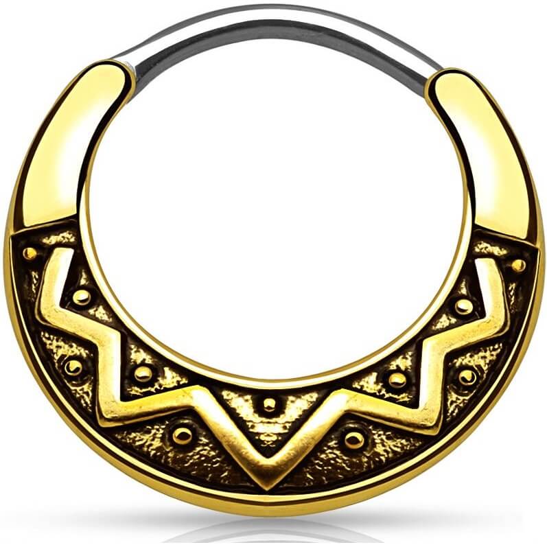 Septum clicker tribal clicker