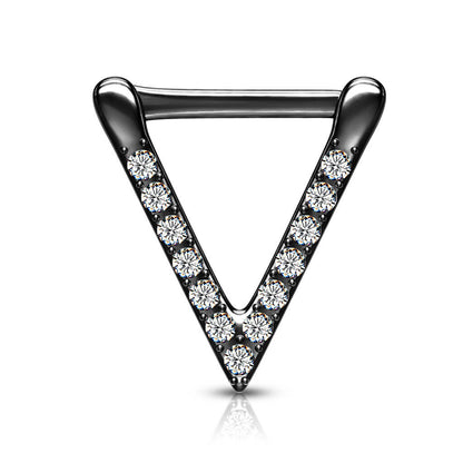 Septum Piercing Clicker Circonita Triangular Clicker