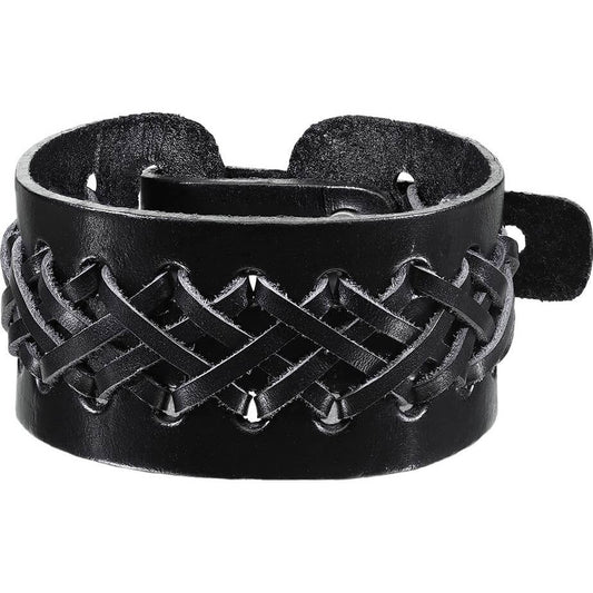 Black Cross Braided