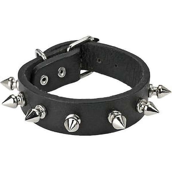 Bracelet Noir Rivets