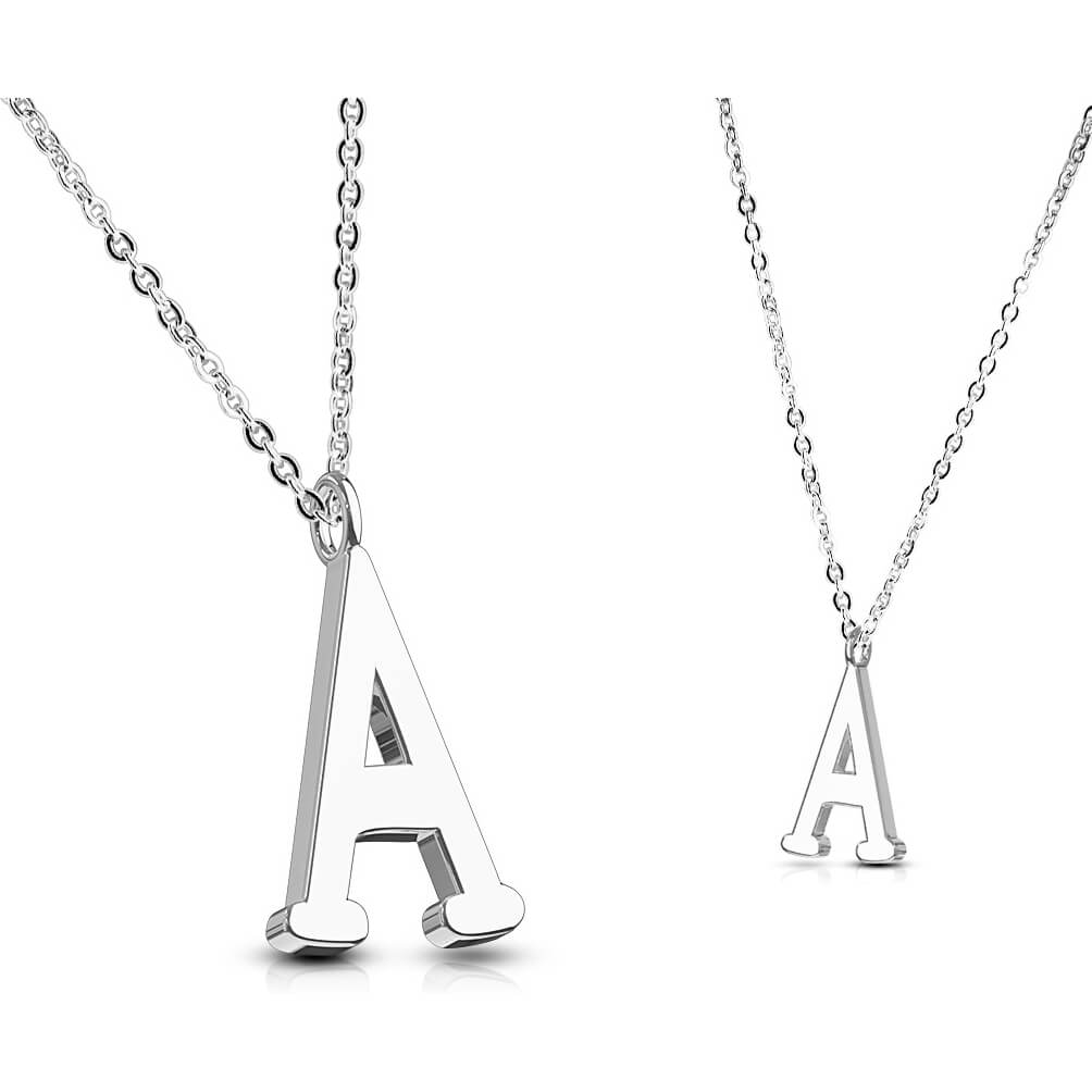 Collier Lettres A-Z Argent