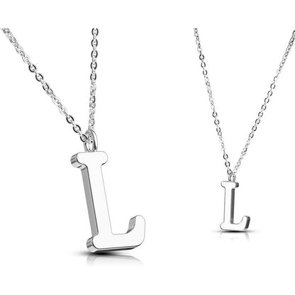 Collier Lettres A-Z Argent