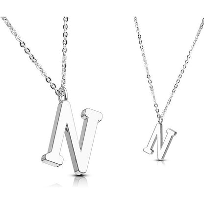 Collier Lettres A-Z Argent