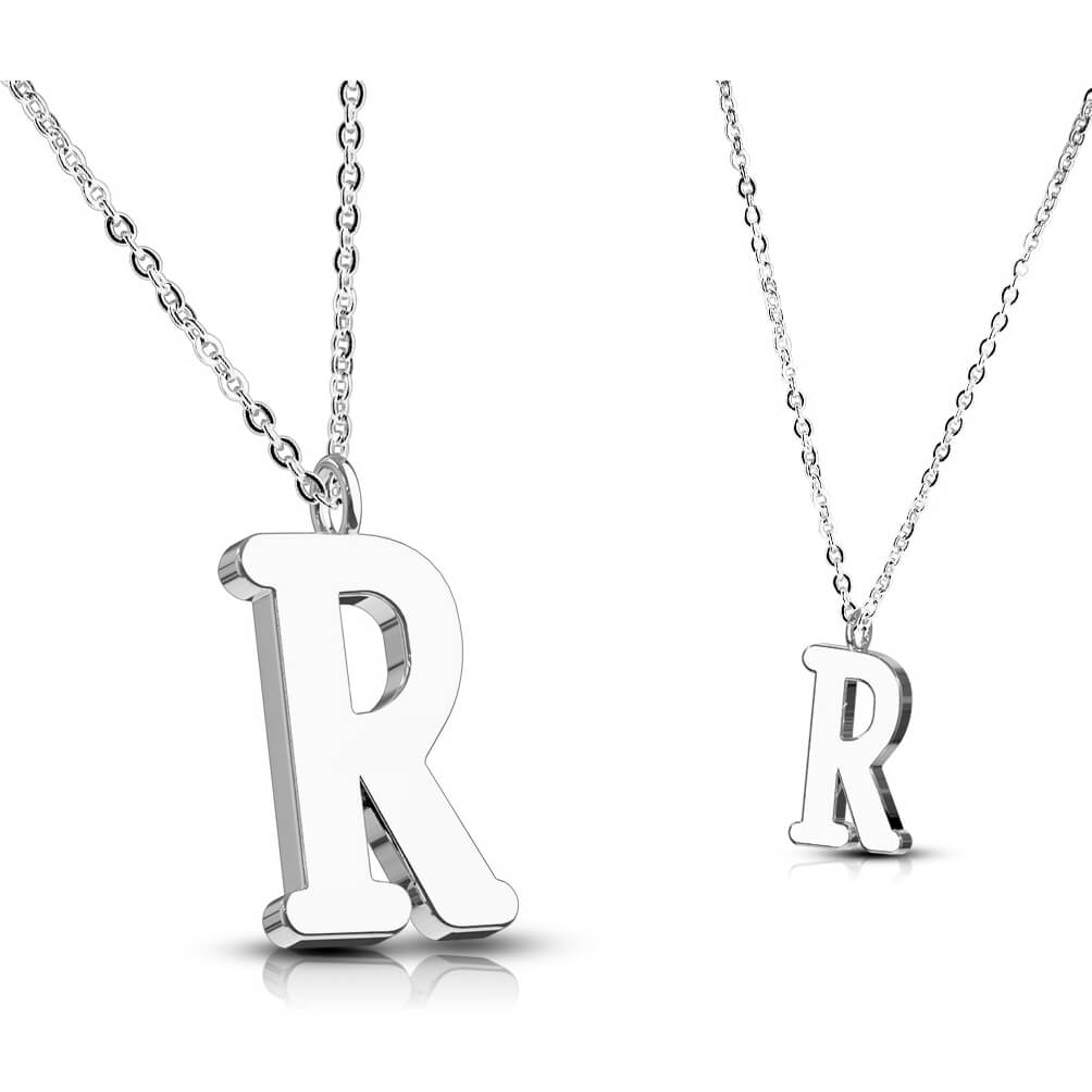 Collier Lettres A-Z Argent